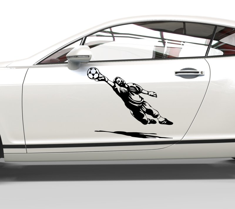 10010 Fussball Torwart Aufkleber